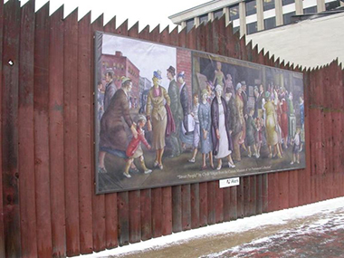 Downtown Canton Wall Mural