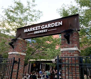 Market Garden Brewery Entrance Letters