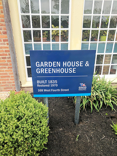 Ohio Historical Society Garden House & Greenhouse