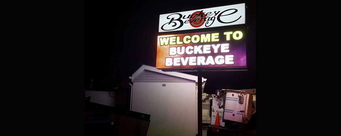 Buckeye Beverage - By Akers Signs