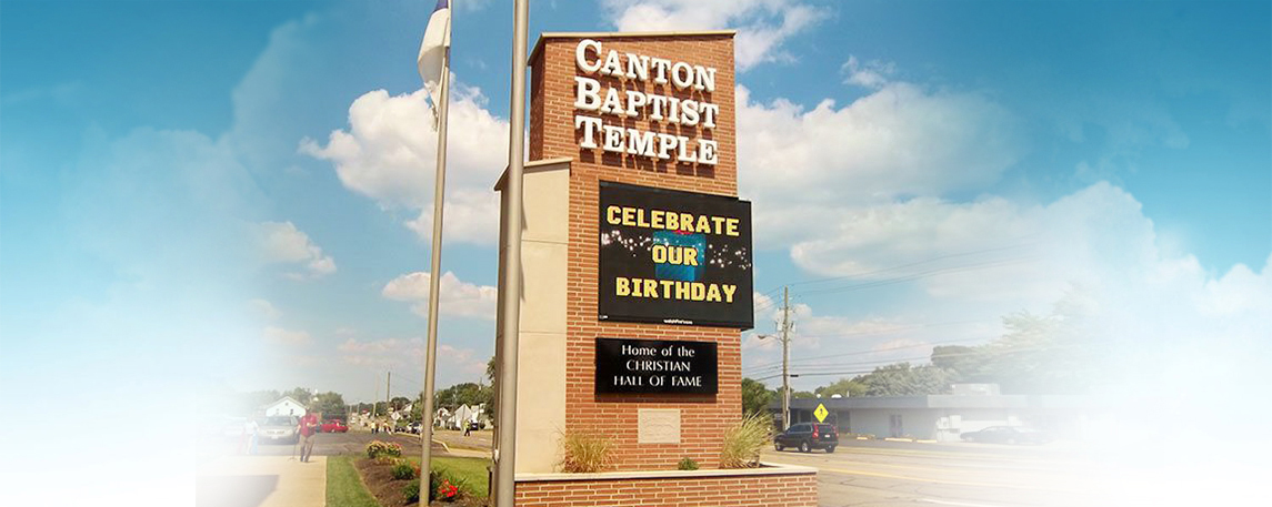Canton Baptist Temple By Akers Signs