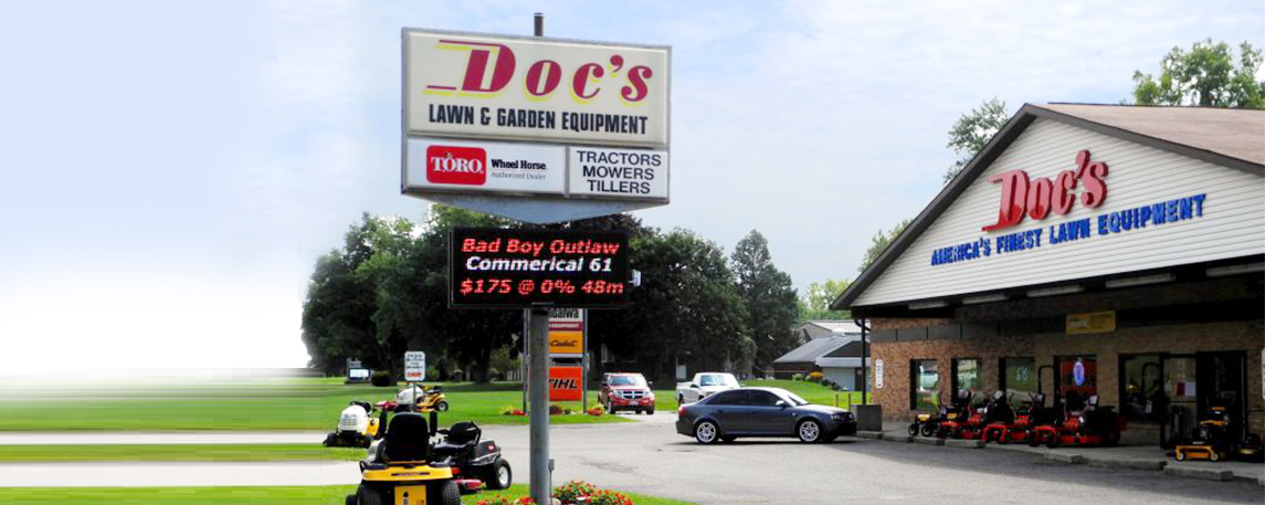 Doc's Lawn and Garden Equipment - By Akers Signs