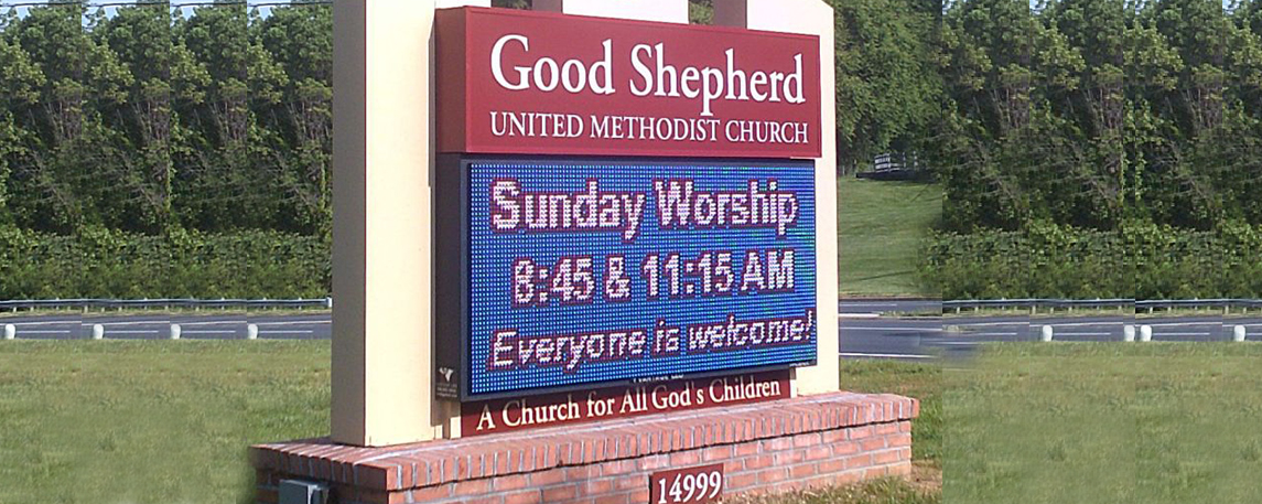 Good Shepherd United Methodist - By akerssigns