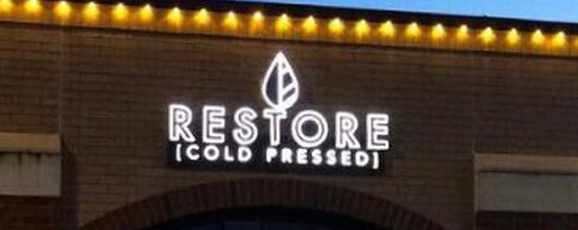 Restore Cold Presses - By Akers Signs
