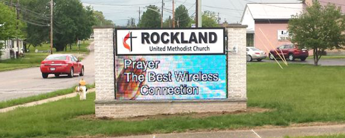 Rockland United Methodist Church - By Akers Signs