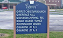 DIRECTIONAL PARKING LOT SIGN - By akerssigns